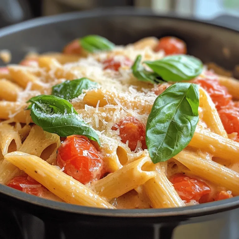 In the bustling world of modern cooking, the allure of one-pot meals has become increasingly undeniable. The Easy One Pot Creamy Tomato Pasta stands out not just for its comforting flavors but also for its incredible simplicity. This dish combines the rich, tangy taste of ripe tomatoes with the creamy texture of cheese, creating a symphony of flavors that satisfy both the palate and the busy lifestyles of today’s home cooks.