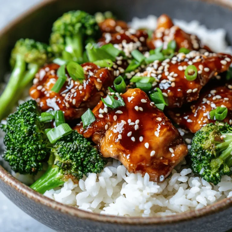 The Sticky Chicken Rice Bowl has become a beloved dish for many home cooks and food enthusiasts alike, and it’s easy to see why. Combining tender, marinated chicken thighs with aromatic jasmine rice, this dish serves as a delightful harmony of flavors and textures that tantalize the taste buds. The sticky sauce enveloping the chicken brings together sweet, savory, and umami elements, making it an irresistible choice for lunch or dinner.