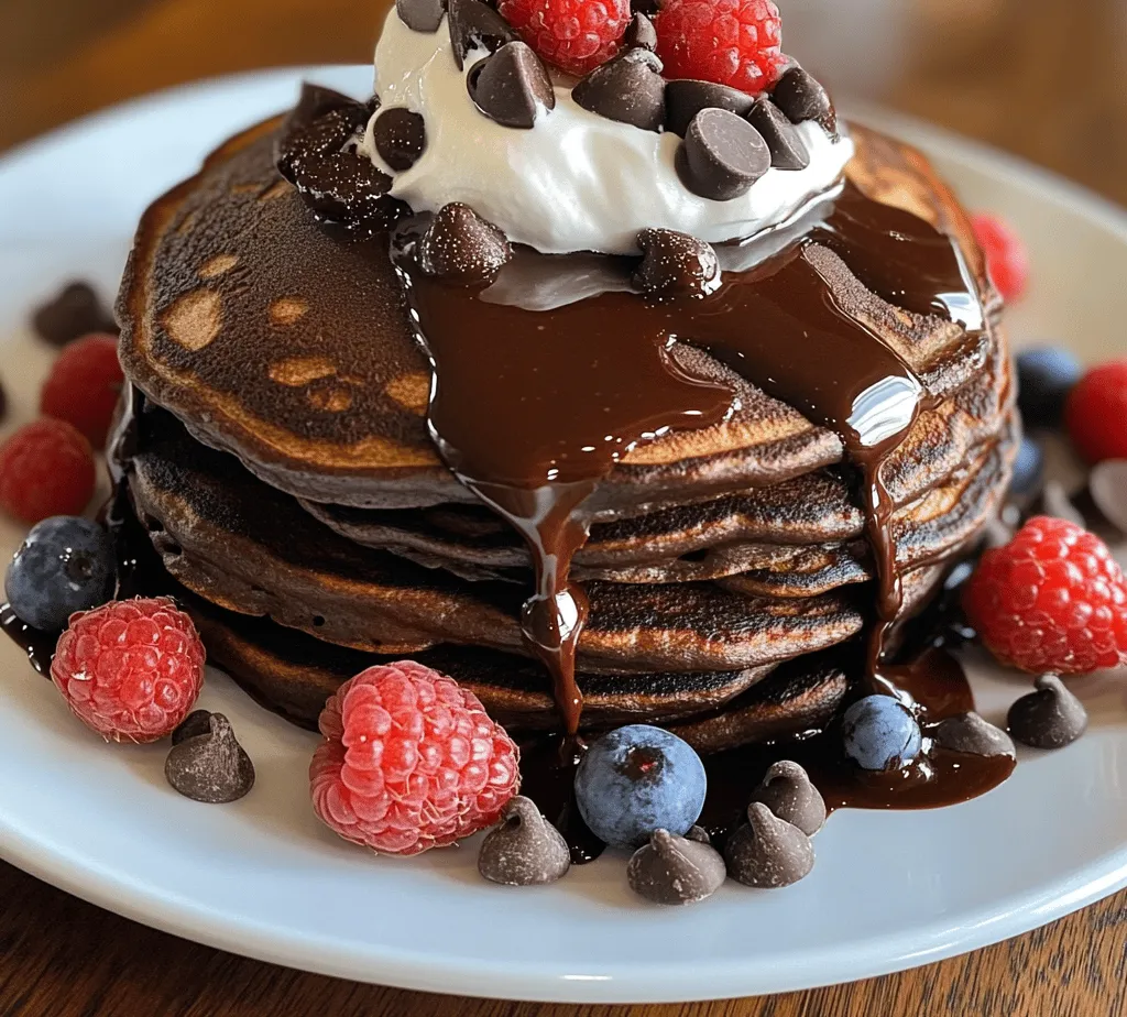 Imagine waking up on a lazy weekend morning, the sun filtering through your kitchen window, and the irresistible aroma of freshly cooked chocolate pancakes wafting through the air. Chocolate pancakes are more than just a delightful breakfast option; they are a culinary experience that brings joy to the table, combining the rich flavors of chocolate with the comforting familiarity of traditional pancakes. This recipe invites you to create a homemade breakfast that not only satisfies your sweet tooth but also elevates your mornings, making them special and memorable for both individuals and families alike.