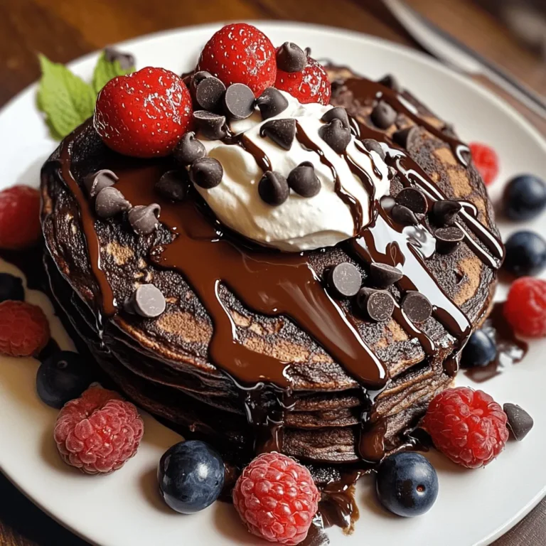 Imagine waking up on a lazy weekend morning, the sun filtering through your kitchen window, and the irresistible aroma of freshly cooked chocolate pancakes wafting through the air. Chocolate pancakes are more than just a delightful breakfast option; they are a culinary experience that brings joy to the table, combining the rich flavors of chocolate with the comforting familiarity of traditional pancakes. This recipe invites you to create a homemade breakfast that not only satisfies your sweet tooth but also elevates your mornings, making them special and memorable for both individuals and families alike.