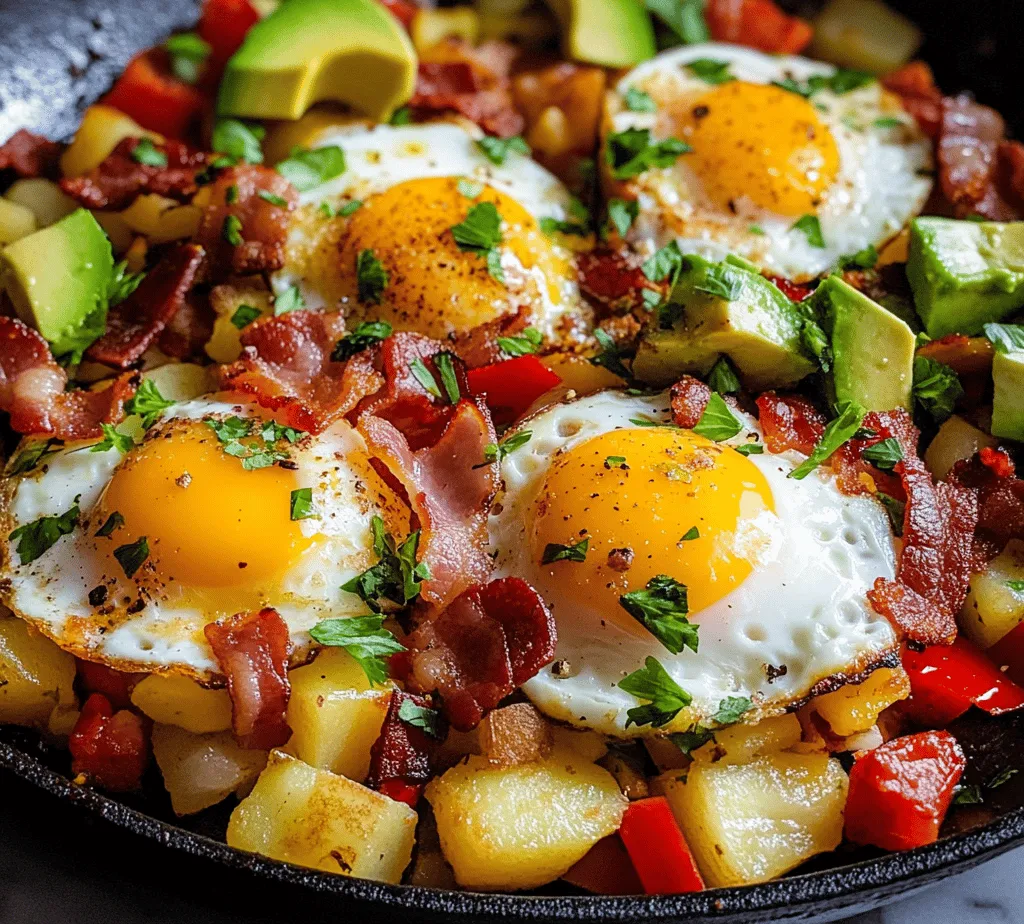 Are you looking for a breakfast dish that is not only delicious but also packed with nutrition? Look no further than Hash It Up! Sunrise Surprise, a wholesome breakfast option that will kickstart your day with a burst of flavor. This hearty dish combines crispy bacon, tender Yukon gold potatoes, and a medley of fresh vegetables, all topped with perfectly cooked eggs and gooey cheddar cheese.