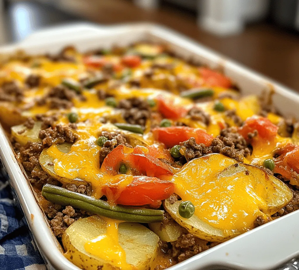 Hobo Casserole is not just a meal; it's a comforting embrace on a plate that brings warmth and satisfaction to family dinners. This hearty dish combines ground beef, potatoes, and an array of vegetables, creating a symphony of flavors and textures that is sure to please even the pickiest of eaters. As a one-pot wonder, Hobo Casserole is perfect for busy weeknights when time is of the essence but the desire for a homemade meal is strong.