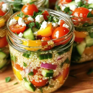 In the world of meal prep and healthy eating, few dishes are as versatile and appealing as a refreshing quinoa salad jar. These portable salads are not only visually stunning but are also packed with nutrients, making them an ideal choice for those looking to maintain a balanced diet without sacrificing flavor. The combination of colorful ingredients layered in a jar creates an enticing meal option that can be enjoyed for lunch, dinner, or as a hearty snack.