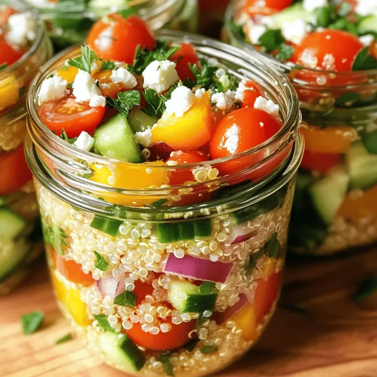 In the world of meal prep and healthy eating, few dishes are as versatile and appealing as a refreshing quinoa salad jar. These portable salads are not only visually stunning but are also packed with nutrients, making them an ideal choice for those looking to maintain a balanced diet without sacrificing flavor. The combination of colorful ingredients layered in a jar creates an enticing meal option that can be enjoyed for lunch, dinner, or as a hearty snack.
