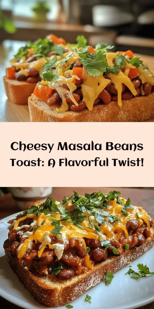 Elevate your breakfast game with this cheesy masala beans on toast recipe! Packed with flavorful spices, creamy cheese, and hearty kidney beans, it's a delicious and satisfying dish that can be whipped up in just 30 minutes. Perfect for brunch or a quick dinner, simply sauté onions, garlic, and spices, fold in the beans and cream cheese, and serve over crispy toast. Top it off with cheddar and fresh coriander for a beautiful finish. Enjoy a taste of comfort!